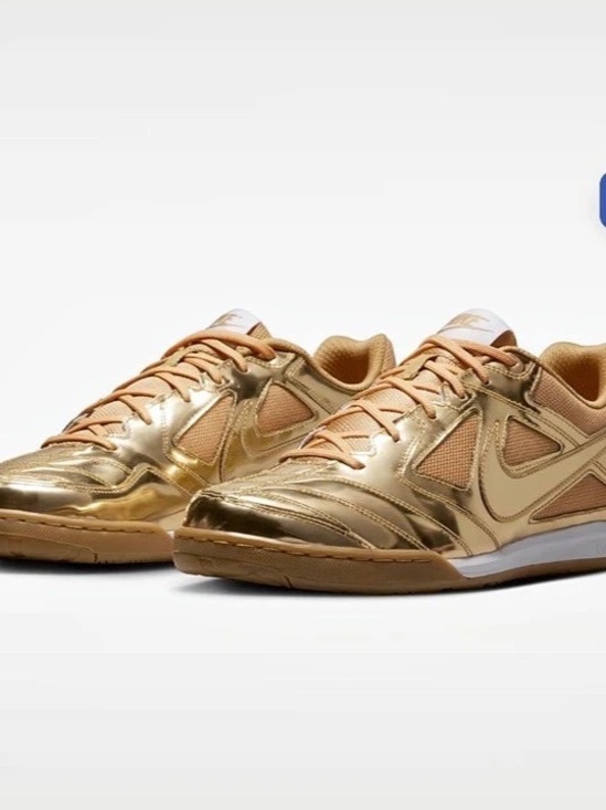 Nike Shoes - Nike Metallic Gold Sneakers